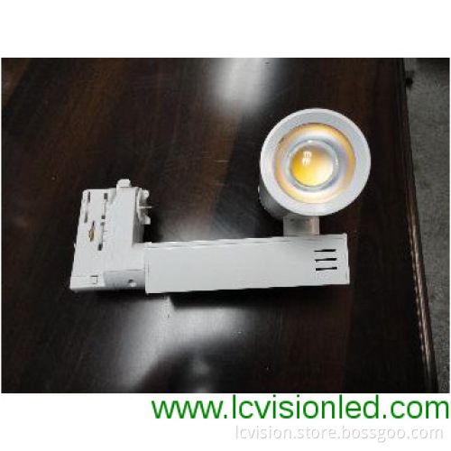 600 LM DIMMING 10W LED track light with 3-phrase